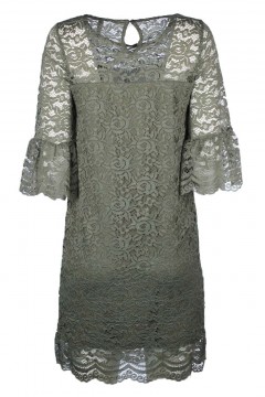 Freequent | Lula Dress, deep lichen green